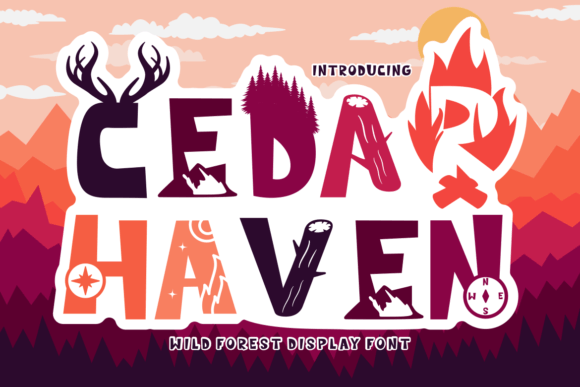 Cedar Heaven: A Wild Font for Bold Small Business Branding