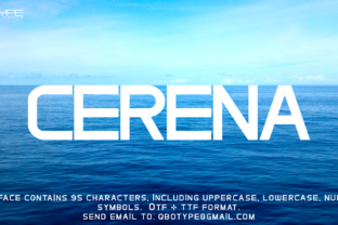 Cerena Typeface: Elevating Editorial Design with Calm Clarity