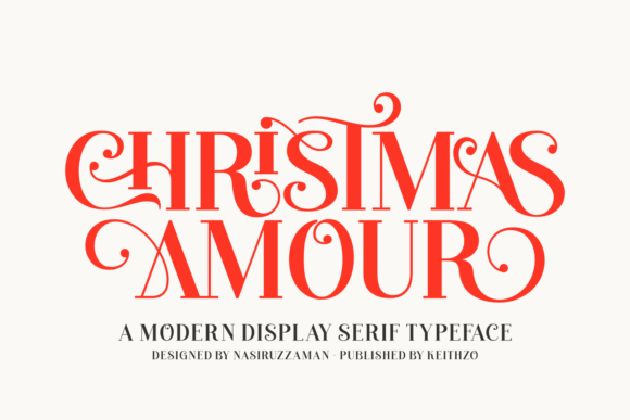 Christmas Amour: The Serif Typeface That Elevates Holiday Branding
