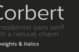 Corbert Family: The Modern Sans Serif for Consistent Branding