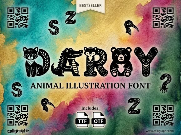 Darby: A Hand-Carved Decorative Typeface for Story-Driven Campaigns