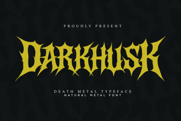 Darkhusk: The Bold Blackletter Typeface for Distinctive Brand Identity