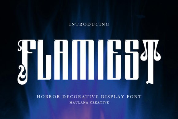Flamiest Typeface Review: A Spooky Blackletter for Bold Branding
