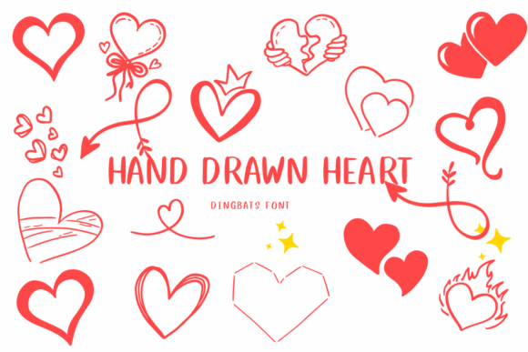 Hand-drawn Heart Typeface: Adding Warmth to Editorial Design