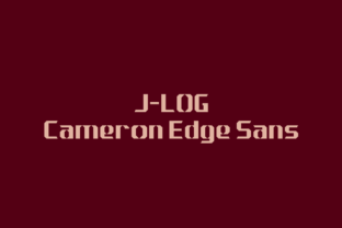 J-LOG Cameron Edge: A Modern Sans Serif for Editorial Design