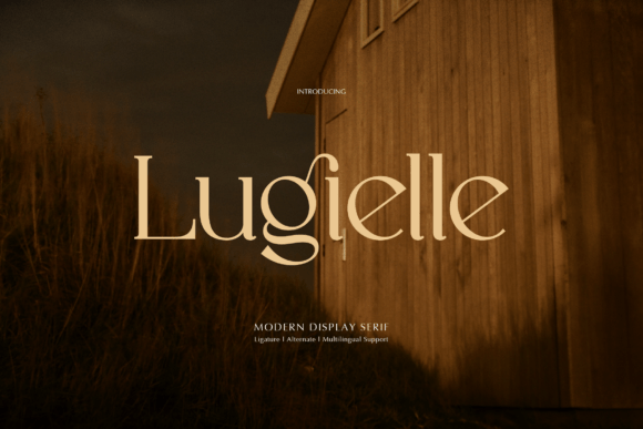 Lugielle: A Modern Serif Font for Handmade Brands and Printables