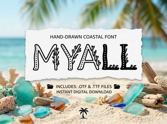 Myall Typeface: Elevate Your Brand Identity With Oceanic Charm