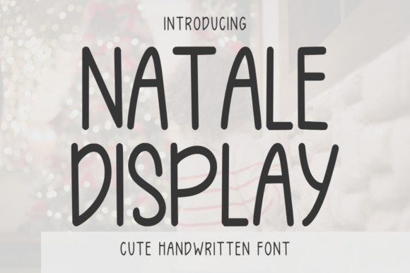 Natale Display: A Festive Handwritten Font for Holiday Branding