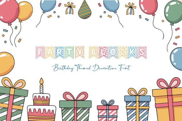 Party Blocks Typeface: Adding Festive Energy to Editorial Design