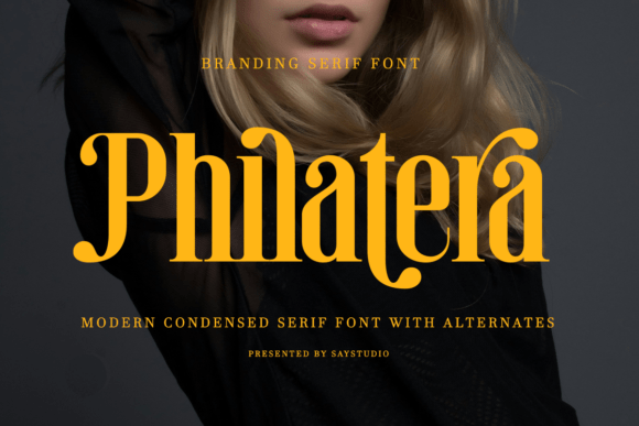 Philatera: The Condensed Serif Typeface for Modern Web Design