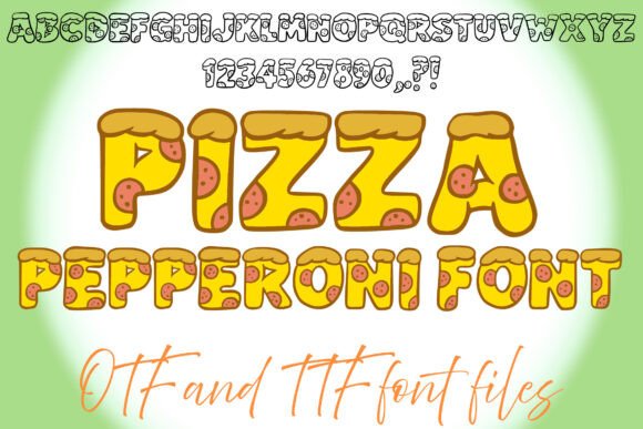 Pizza Pepperoni Font Review: A Playful Display Typeface for Food Campaigns