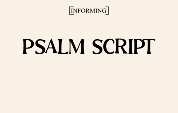 Psalm Script: Elevating Handmade Product Design with Elegant Typography