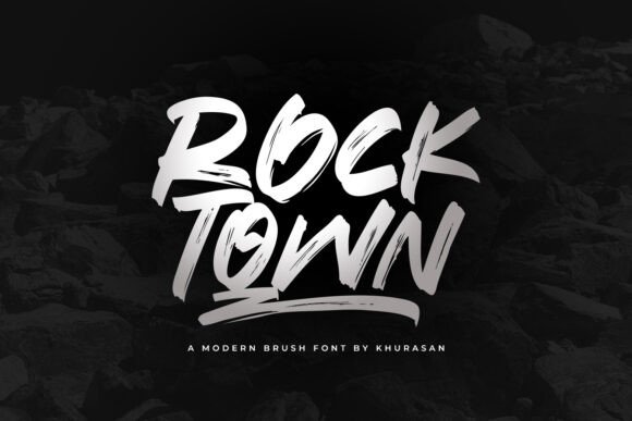 Rocktown: The Quirky Brush Font That Transformed My Brand Identity