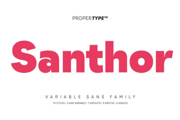 Santhor: The High-Contrast Typeface for Scroll-Stopping Digital Design