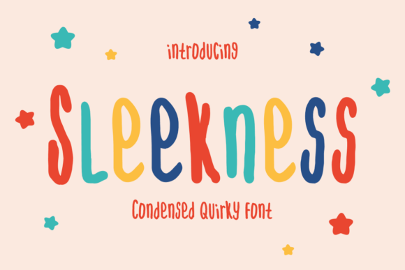 Sleekness: The Condensed Quirky Font for Bold Campaigns