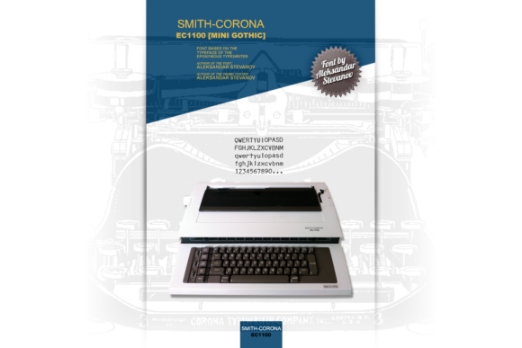 Smith-Corona EC1100 Mini Gothic: A Modern Sans Serif for Brand Identity