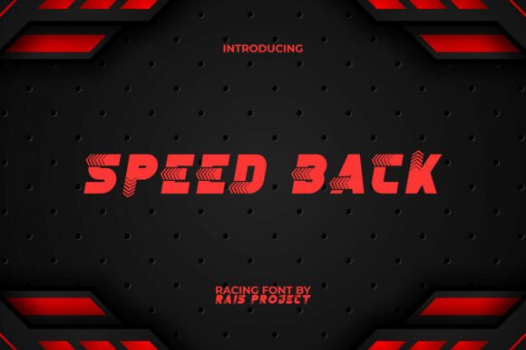 Speed Back Typeface Review: A Decorative Racing Font for Makers