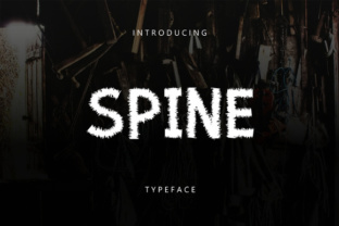 Spine Typeface: A Unique Sans Serif for Handmade Brands and Printables