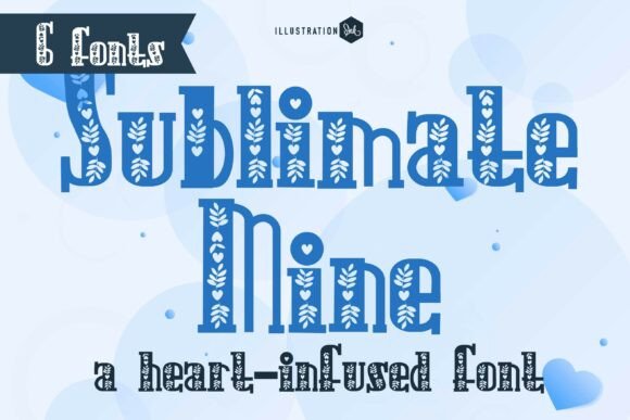 Sublimate Mine: A Decorative Typeface for Brand Identity Projects
