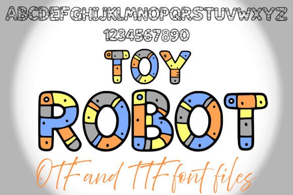 Toy Robot: A Playful Typeface for Modern Editorial Design