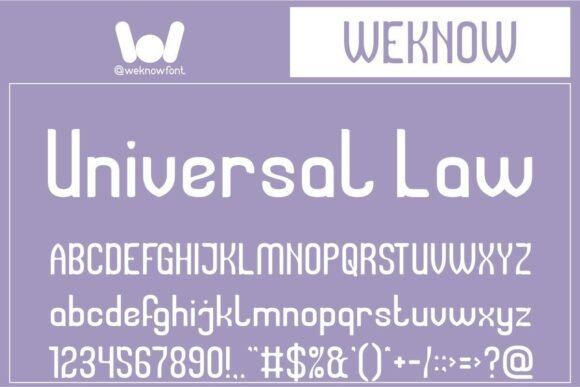 Universal Law Typeface Review: A Playful Sans Serif for Brand Identity
