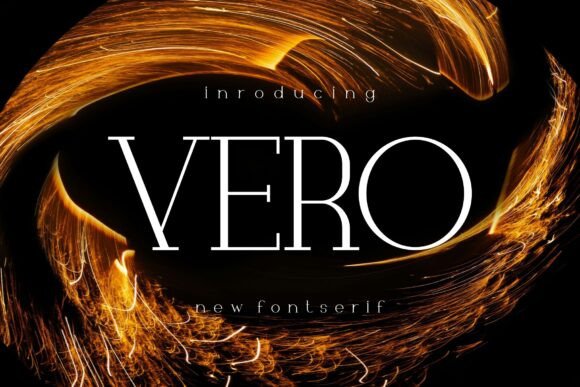 Vero: A Refined Serif Display Font for Editorial Design